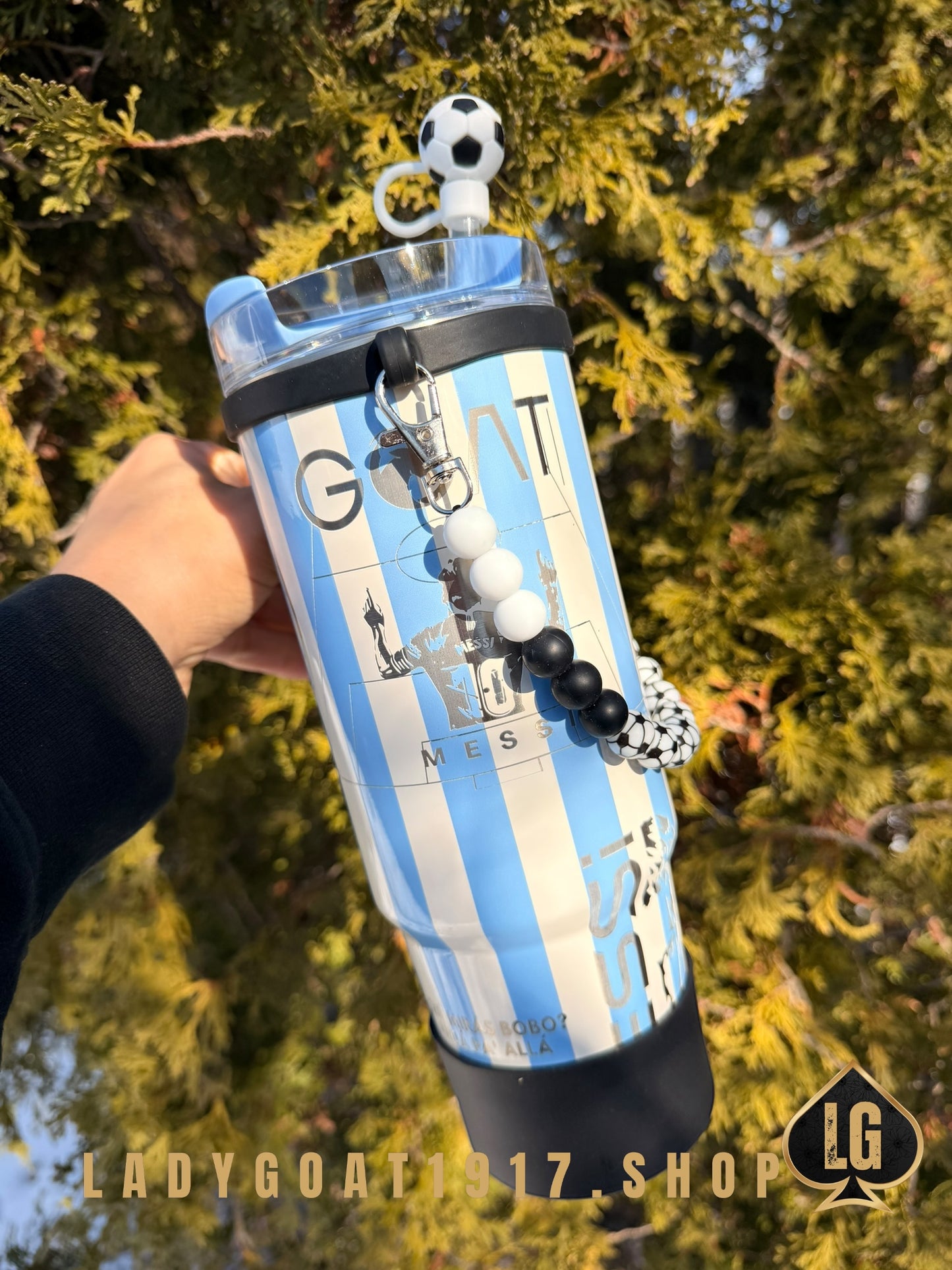Fútbol GOAT 30 oz Tumbler