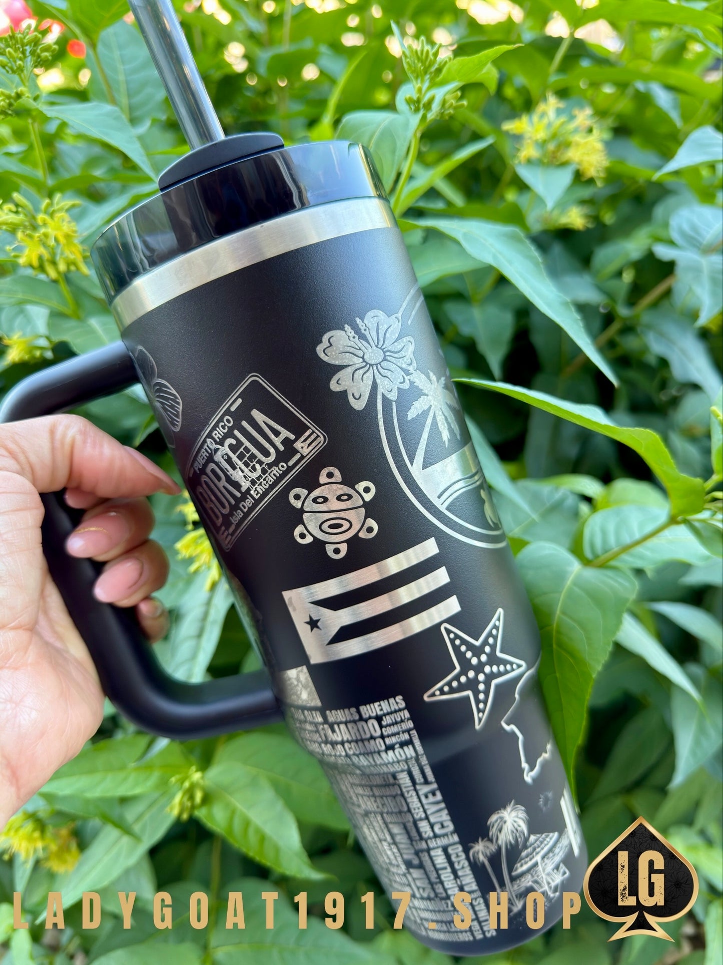 STANLEY Playero 🇵🇷🏝️ 30oz Tumbler Limited Negro