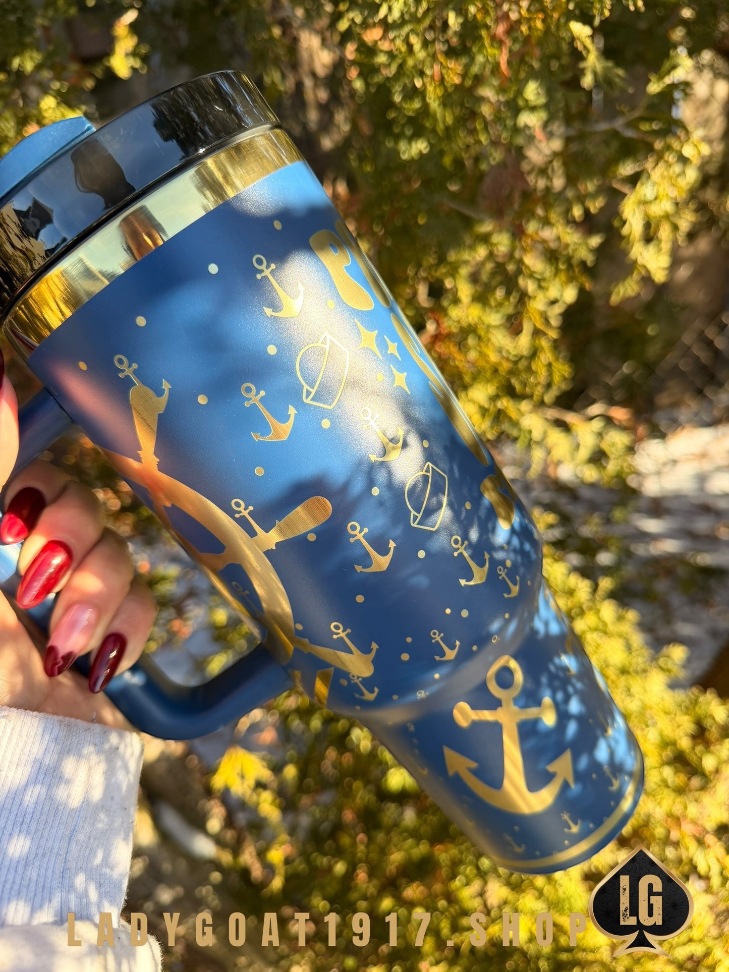 Sailor Mom 40 oz Tumbler W/ Accessories