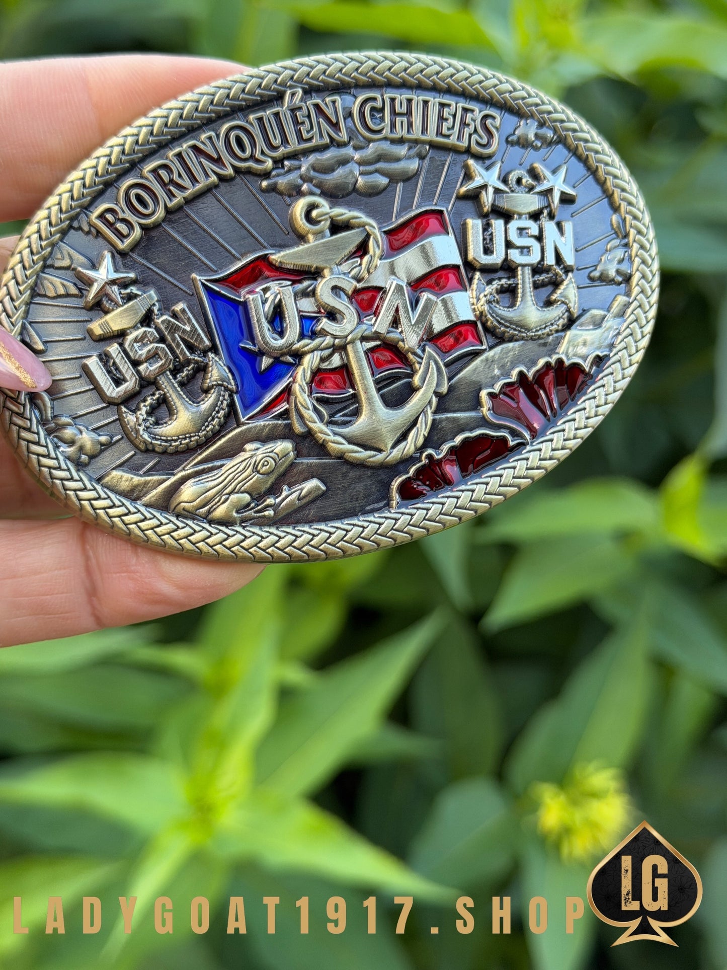 Boricua Belt Buckle