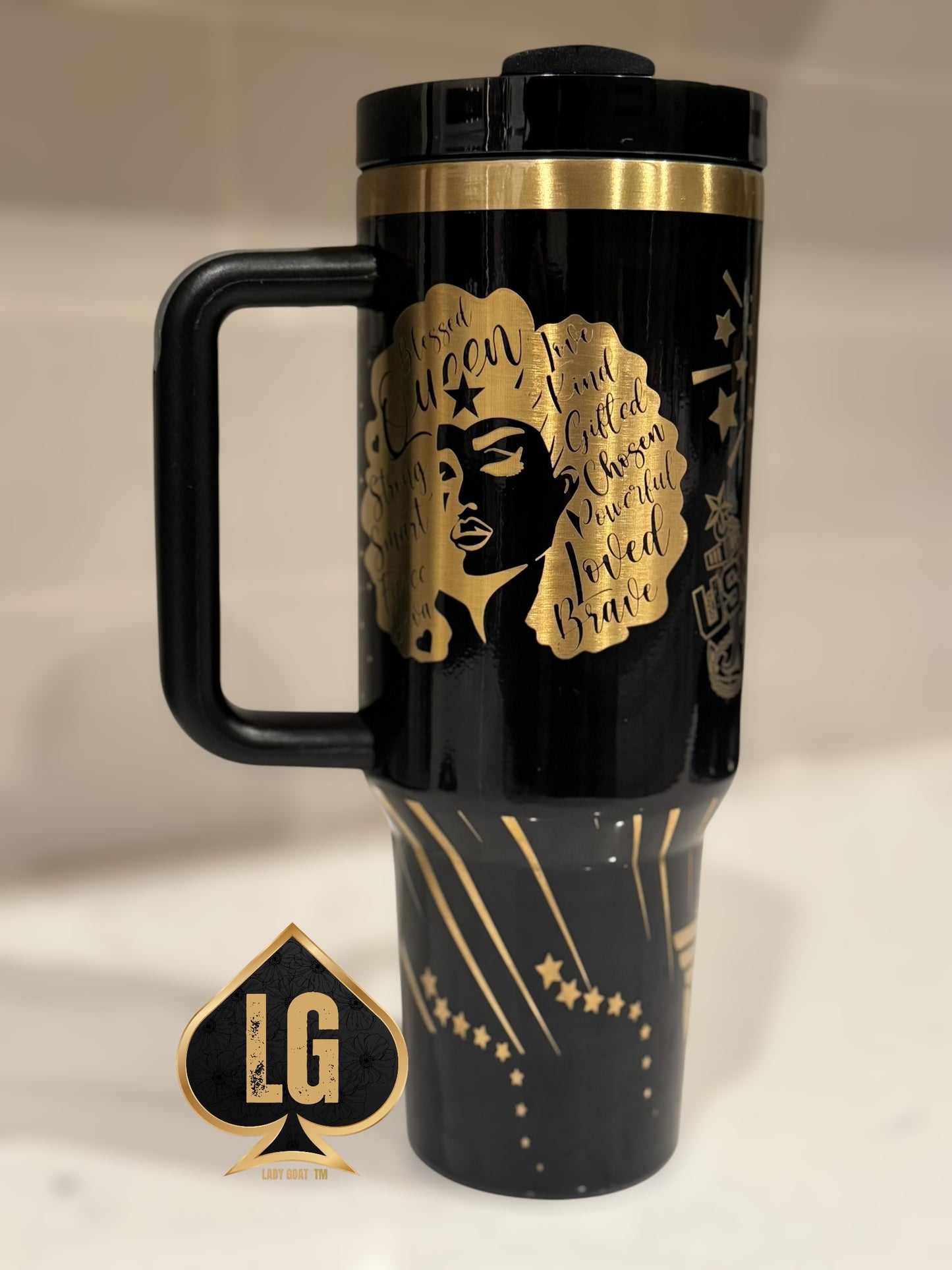 WW OG Diva Gold 40 oz Tumbler