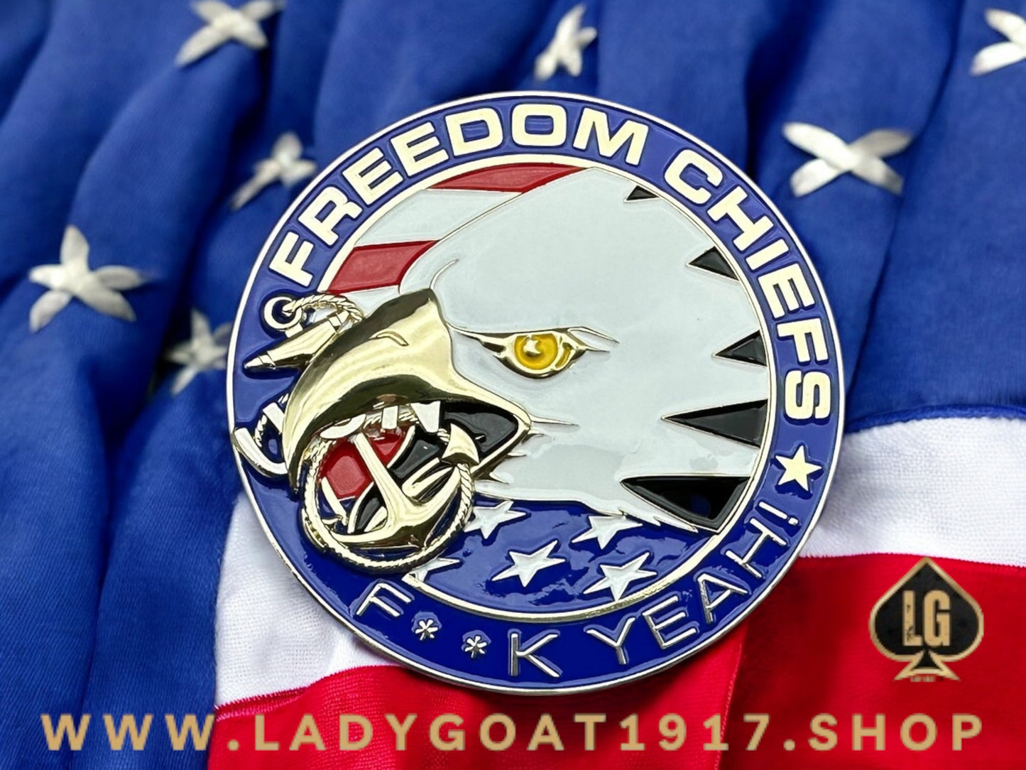 FREEDOM CHIEFS Challenge Coin 25” PRE-SALE