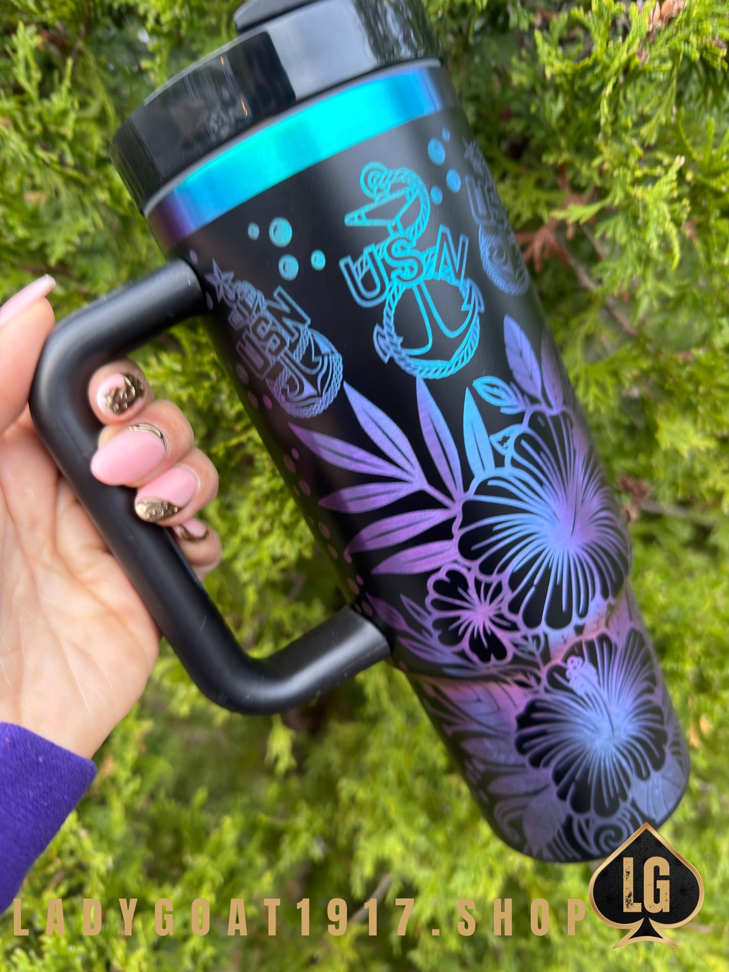 Crest of Wave Black OD Tumbler Limited w/Accesories