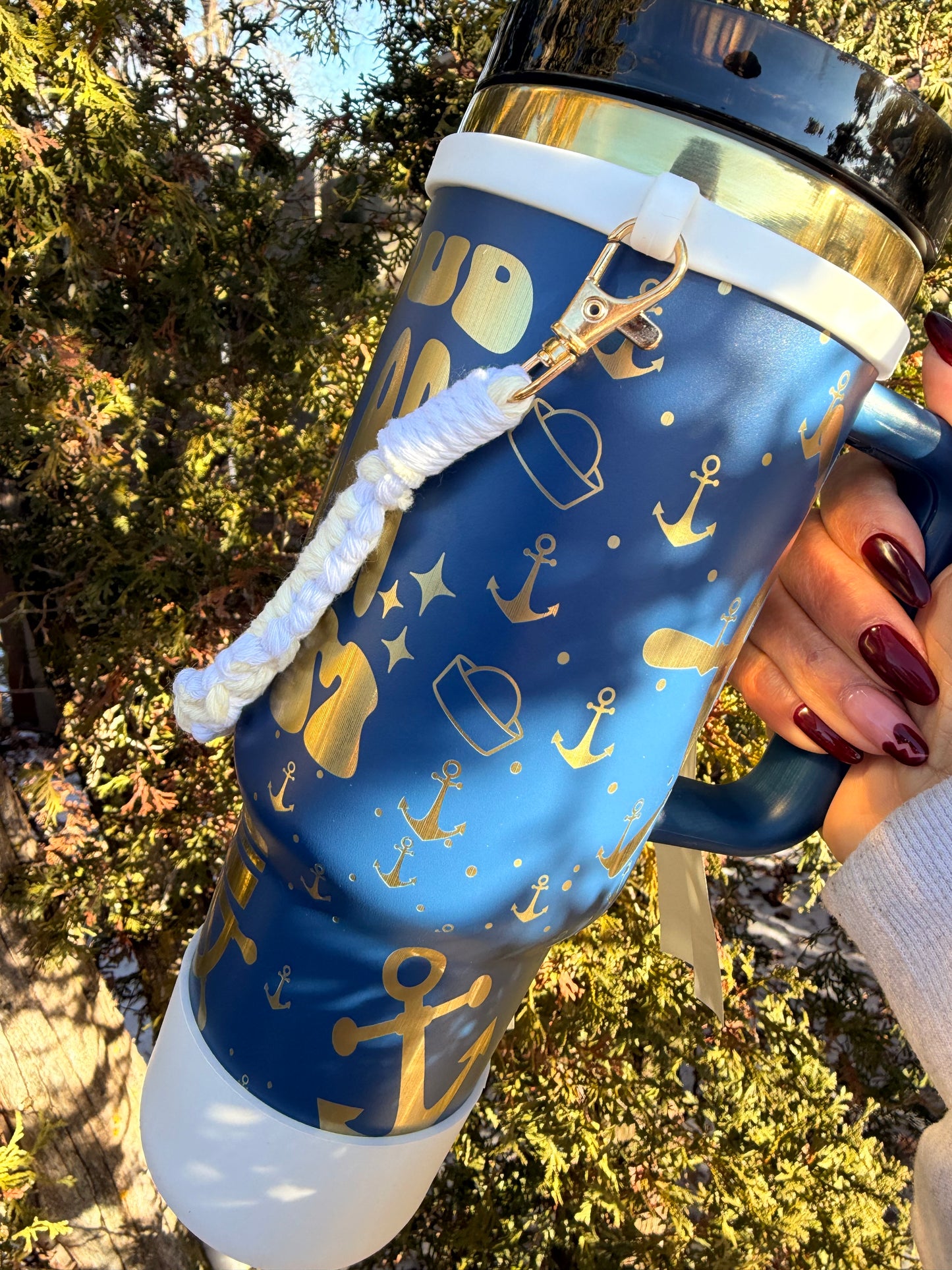 Sailor Mom 40 oz Tumbler W/ Accessories