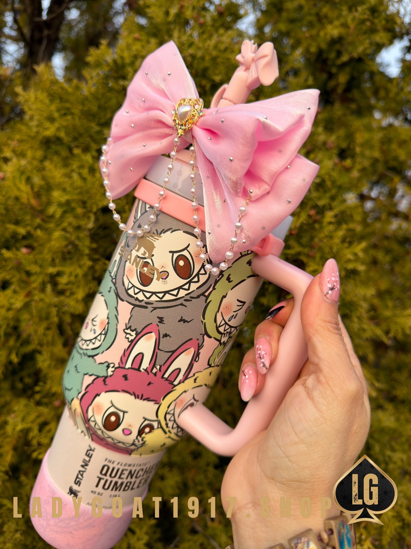 LaBuBu 40 oz Tumbler W/ Accessories