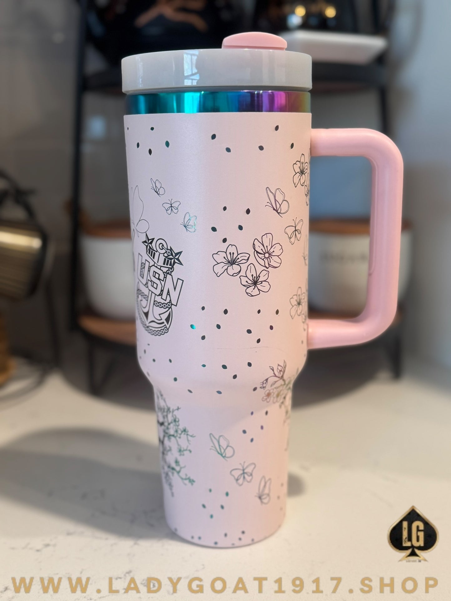 OD Cherry Blossom Tumbler 40oz Tumbler Limited CPO