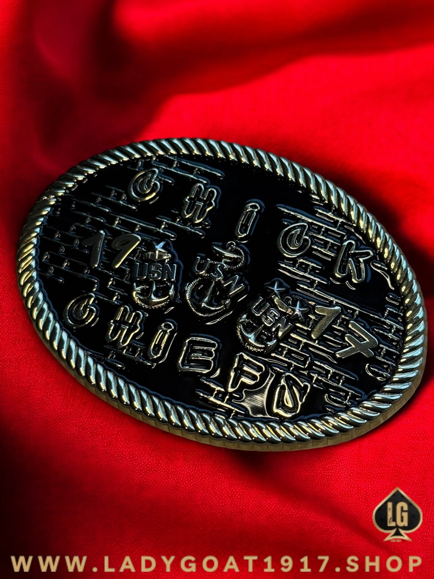 Chick Chief Belt Buckle 25"