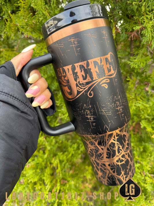 Jefe Black Cooper 40oz Tumbler Limited