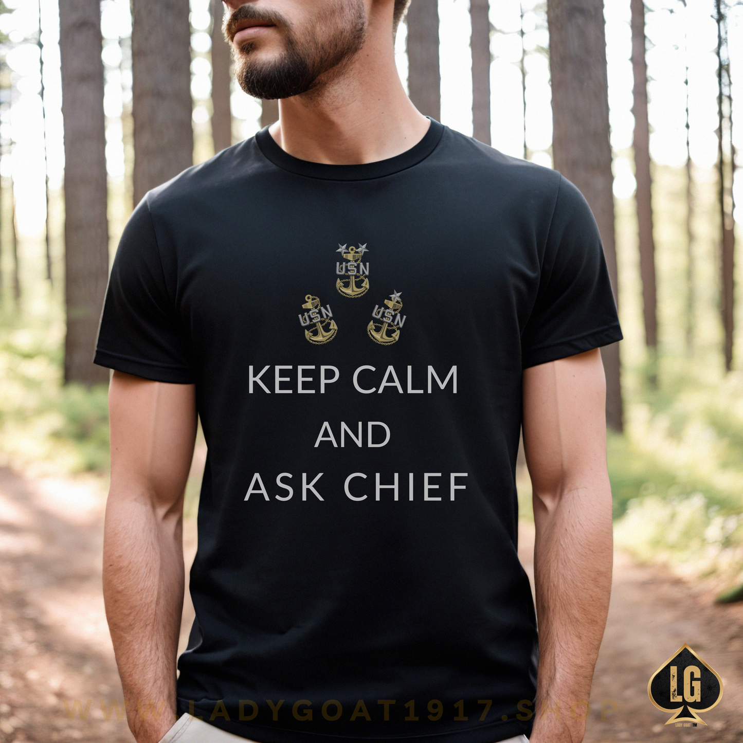Keep Calm Ask Chief Unisex Tee