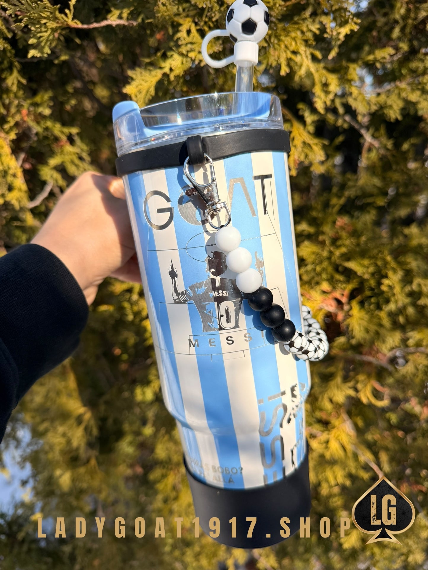 Fútbol GOAT 30 oz Tumbler
