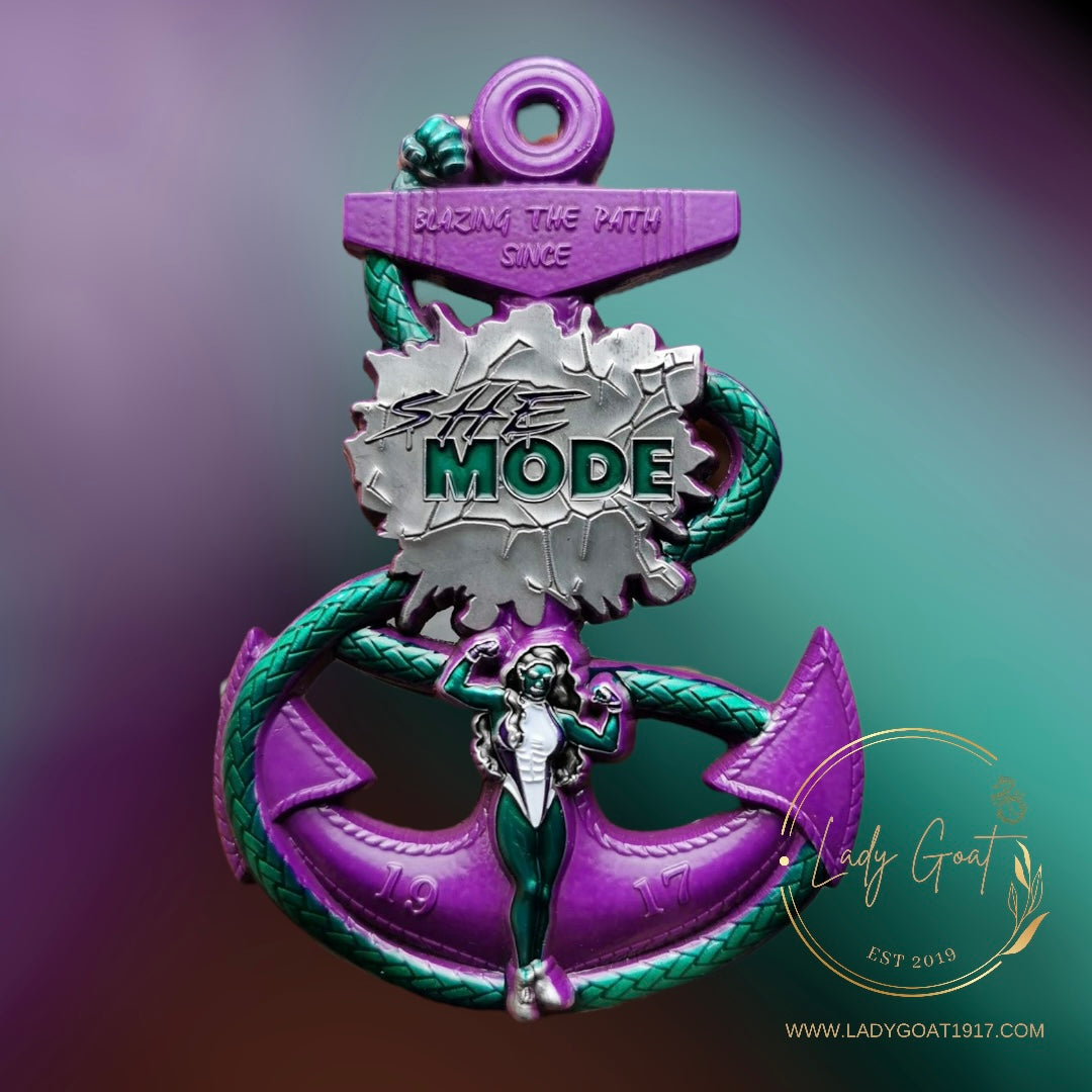 She Mode 💚👊🏽💜 Coin