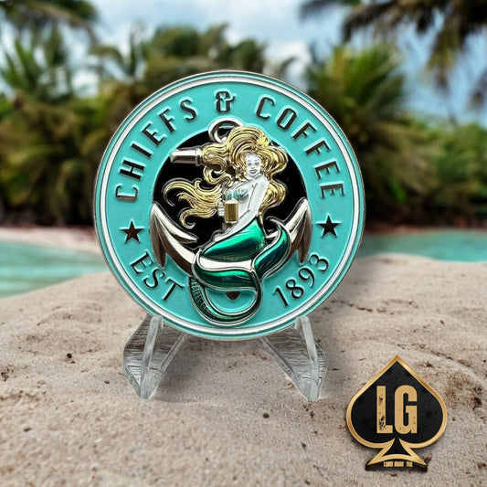 Chiefs and Coffee Challenge Coin