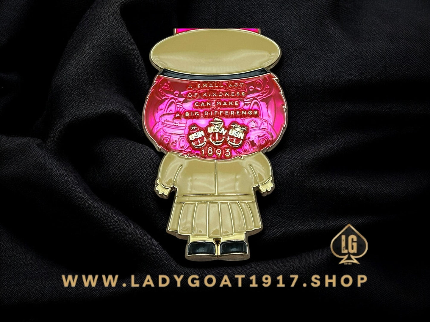 LaChiefChief Challenge Coin 25” RE-STOCK****Pink