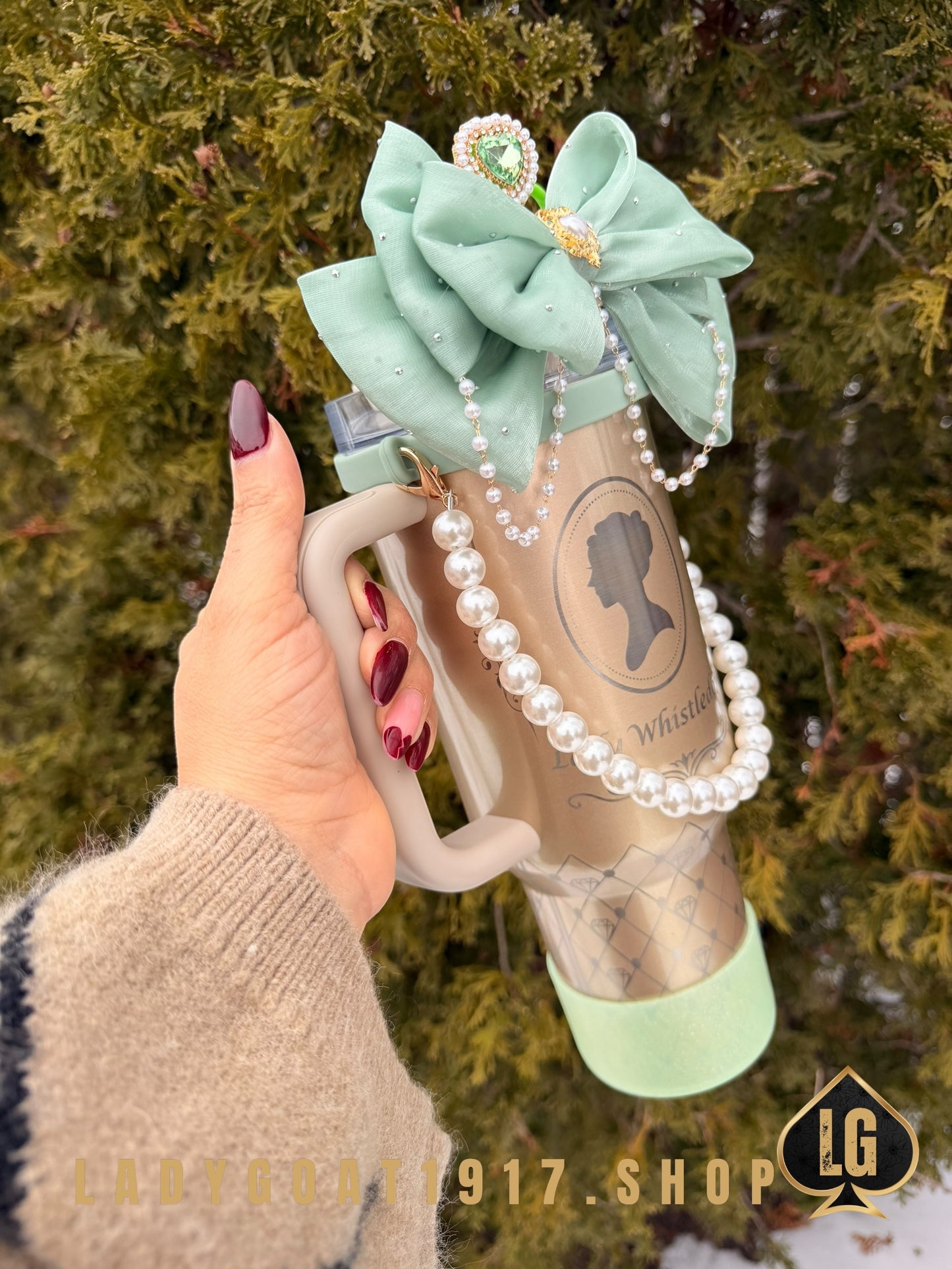 STANLEY Bridgerton 40 oz Tumbler W/ Accessories Penelope