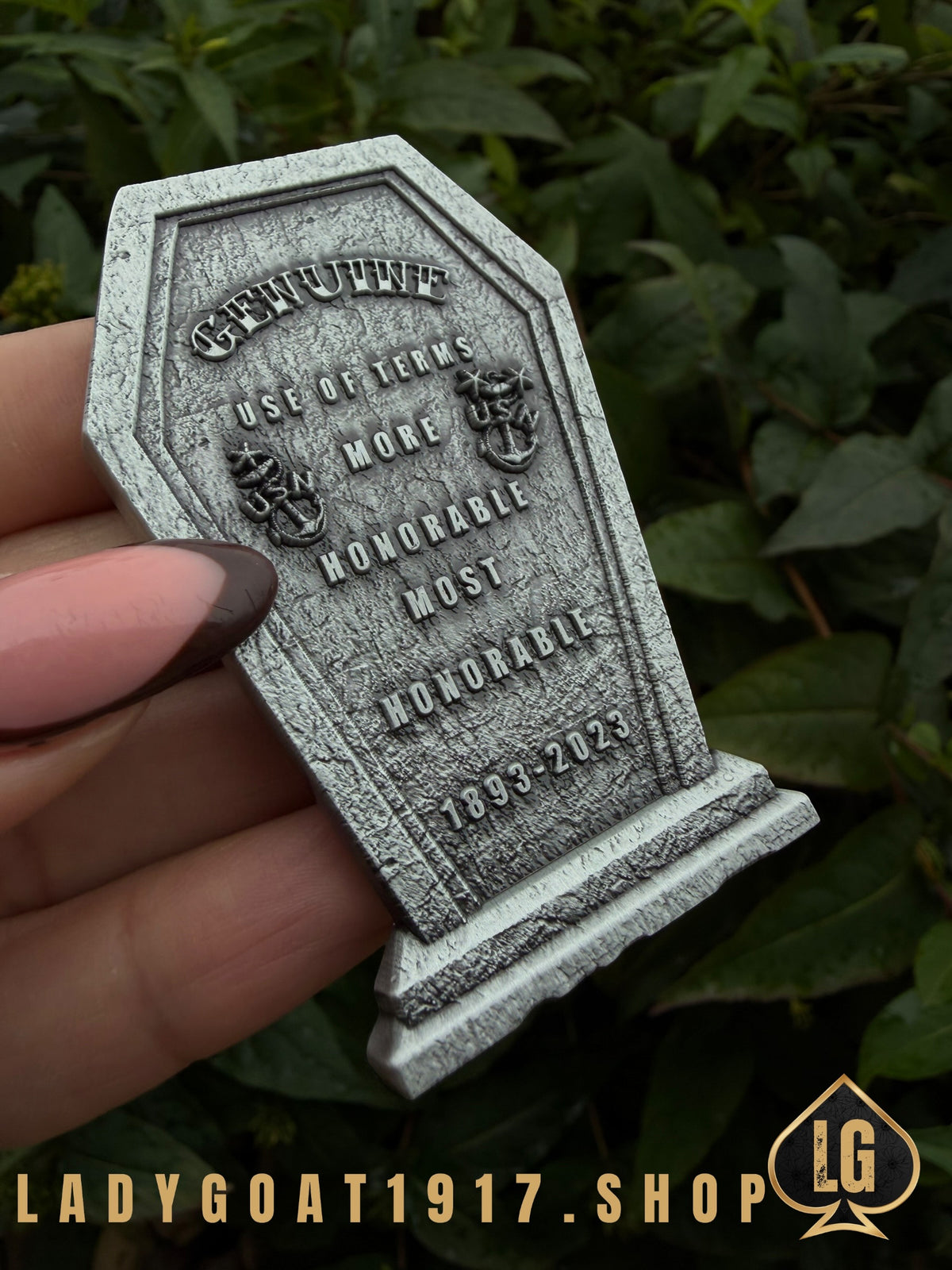 RIP Genuine Terms  Challenge Coin 24'