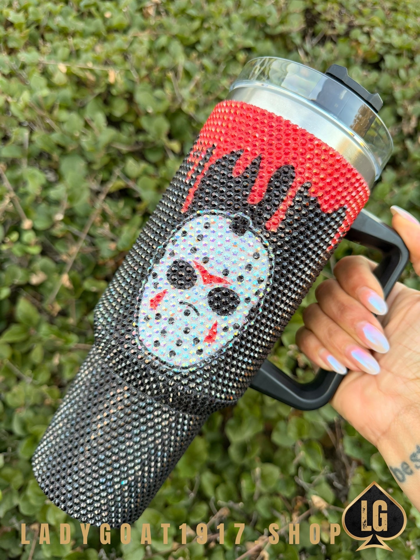 13th Bling Jason 40oz Tumbler