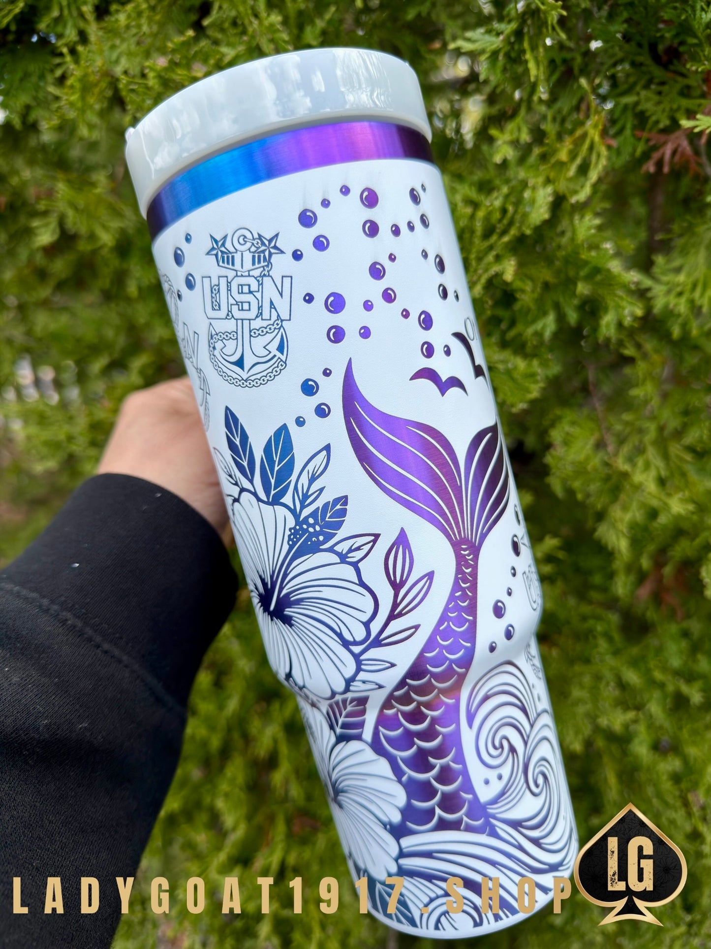 Crest of Wave White OD Tumbler Limited