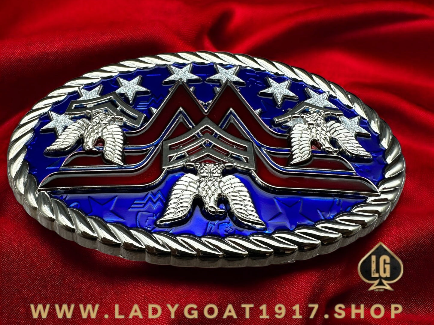 RWB WW Freedom Belt Buckle 25"