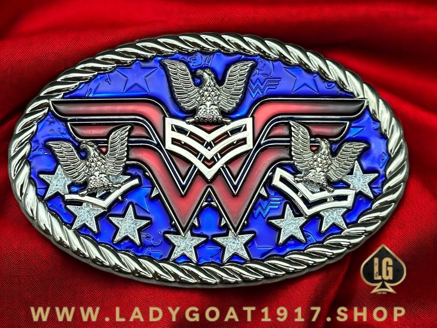 RWB WW Freedom Belt Buckle 25"