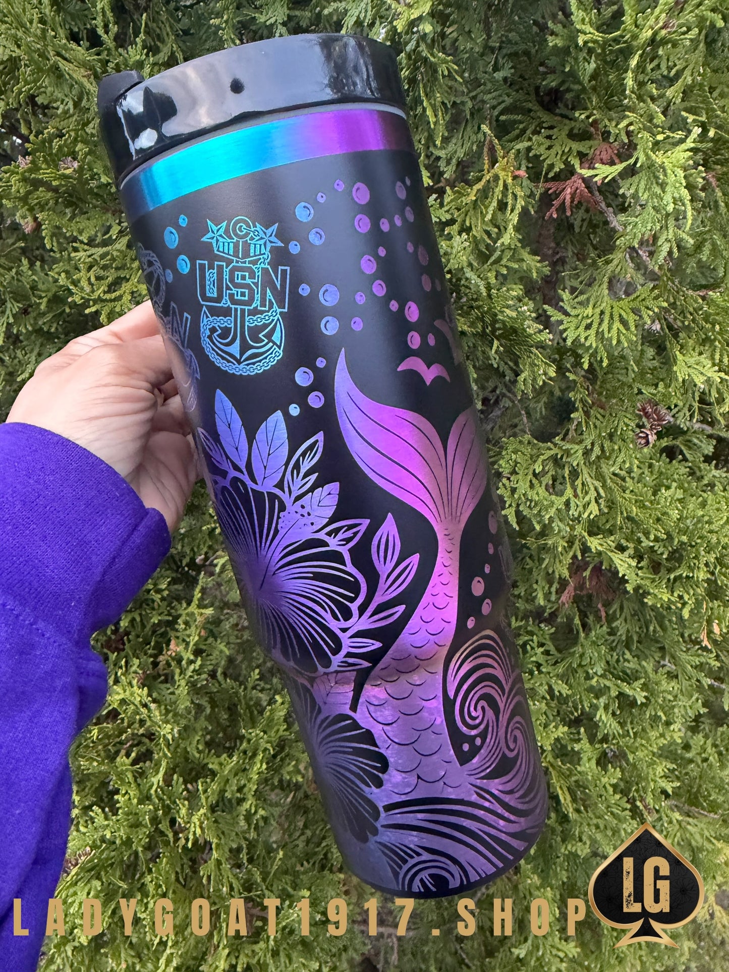 Crest of Wave Black OD Tumbler Limited w/Accesories