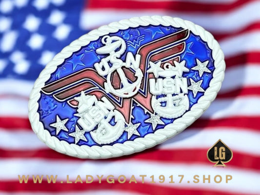 WW Freedom Belt Buckle RWB💙❤️ 🤍 Limited Edition