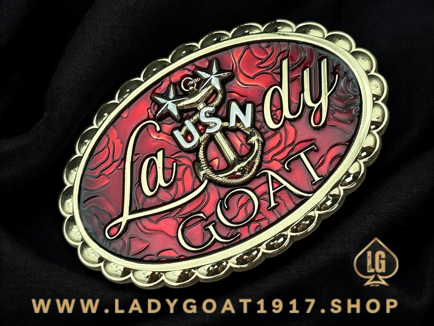 Lady Goat MCPO Belt Buckle  25"❤️ PRE-SALE