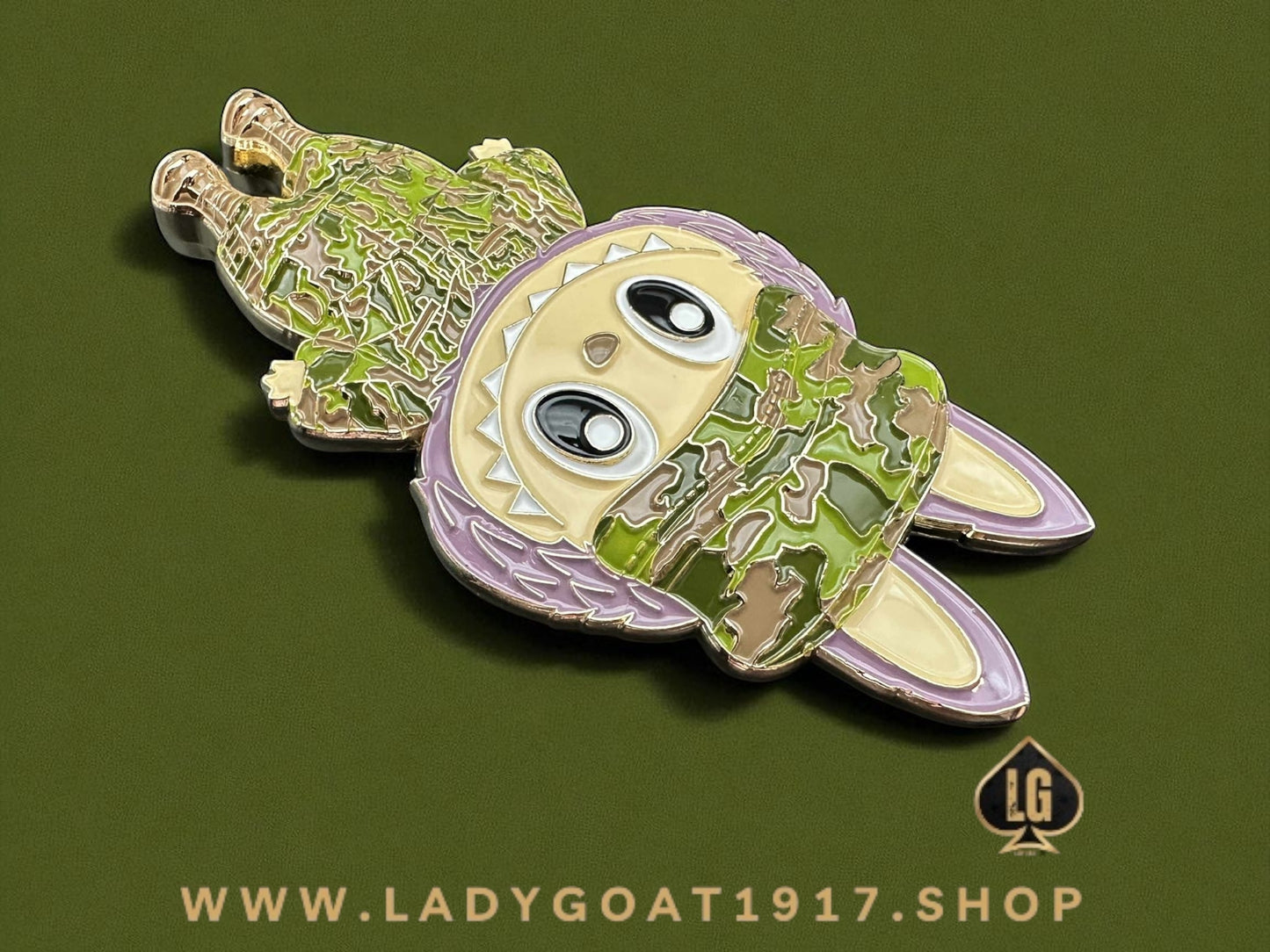 LaSoldier Challenge Coin 25”PRE-SALE****Purple