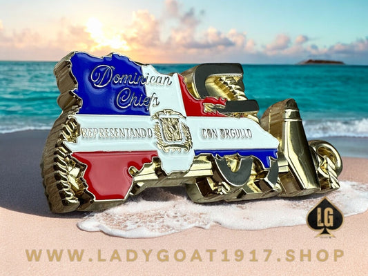 DR  🇩🇴 Goat Challenge Coin 25”