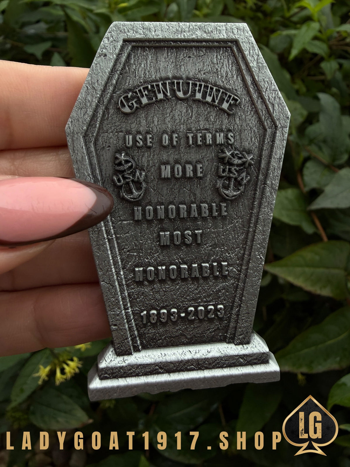 RIP Genuine Terms  Challenge Coin 24'