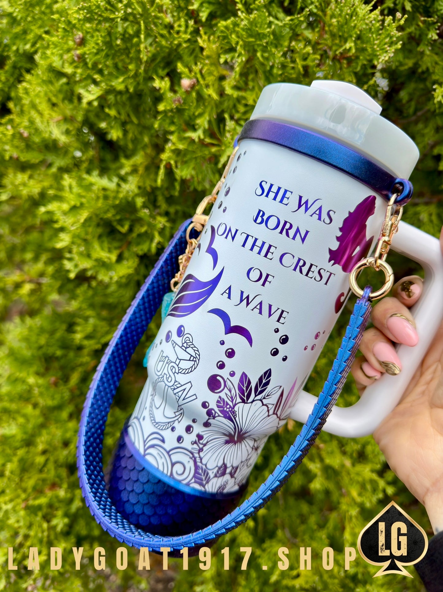 Crest of Wave White OD Tumbler Limited