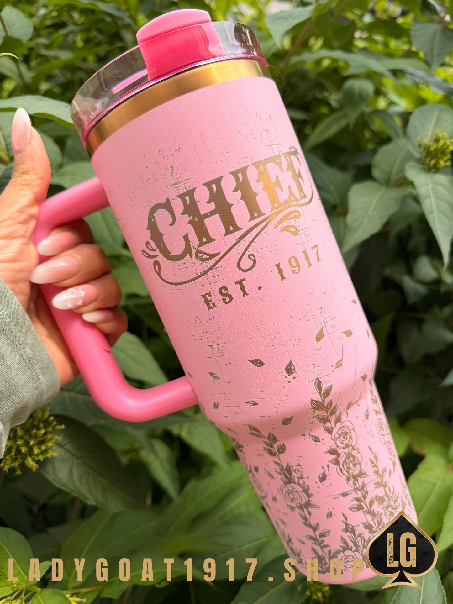 Chief Season 40oz Tumbler CPO P!NK