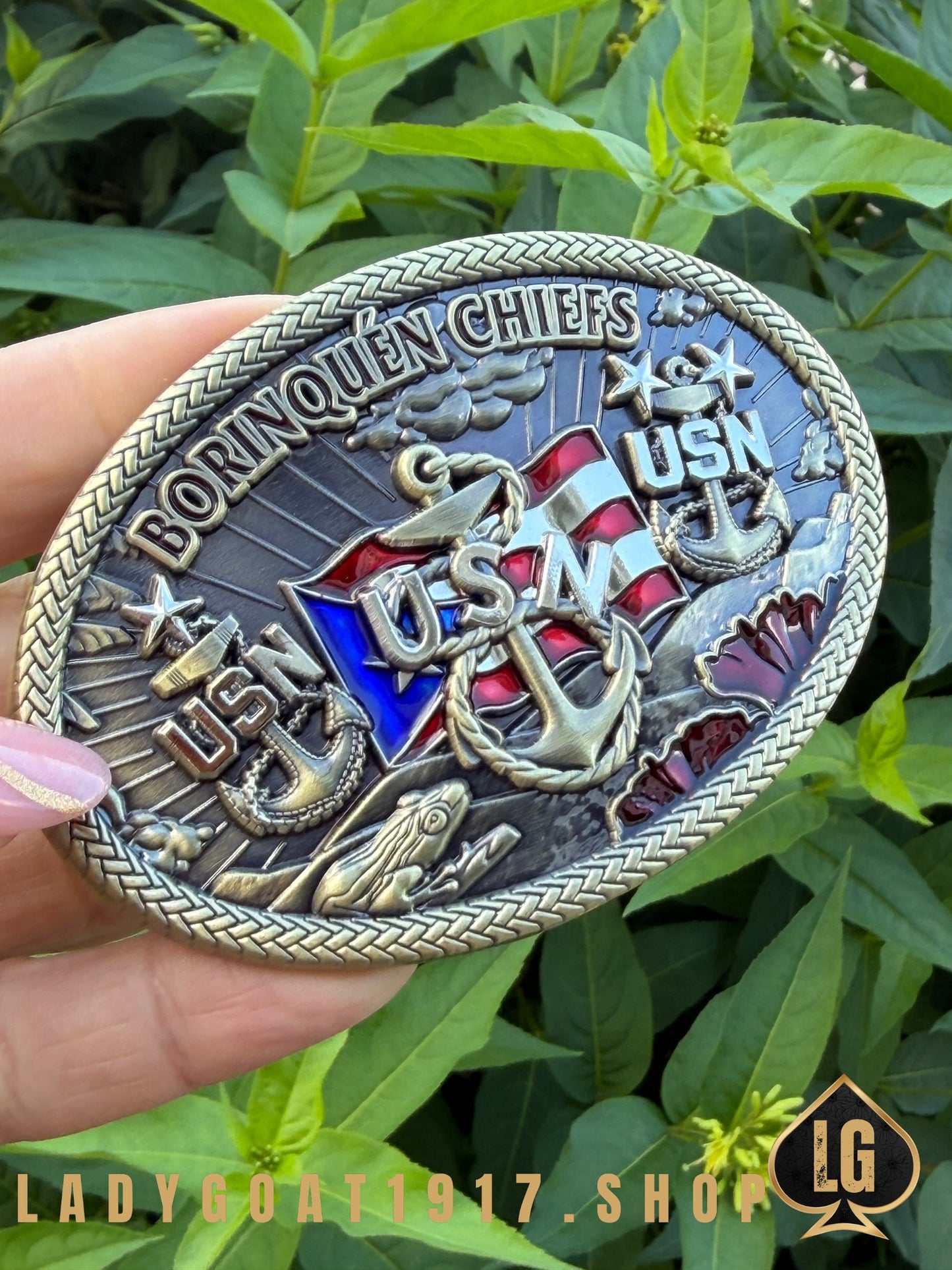 Boricua Belt Buckle