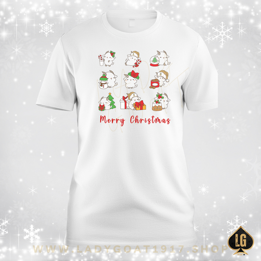 Hello Goat Christmas Unisex Tee