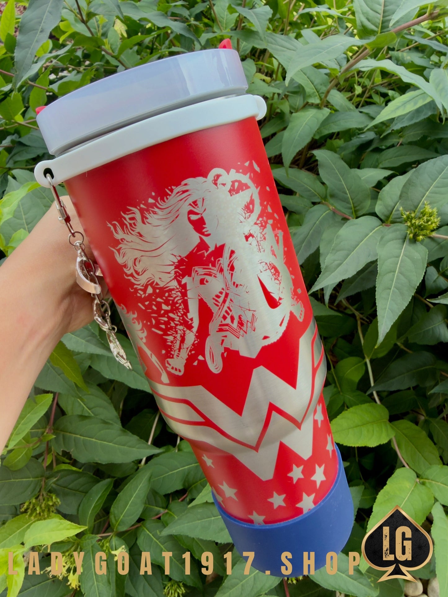 WW 40oz Lux Tumbler Red w/Accesories ❤️ Silver