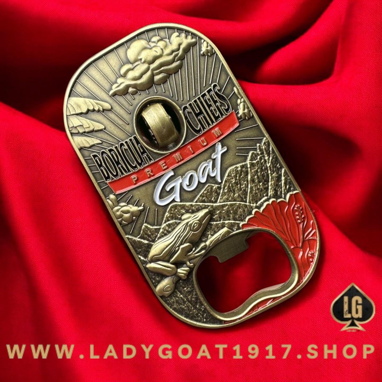 Boricua Chiefs Medalla Challenge Coin 23"