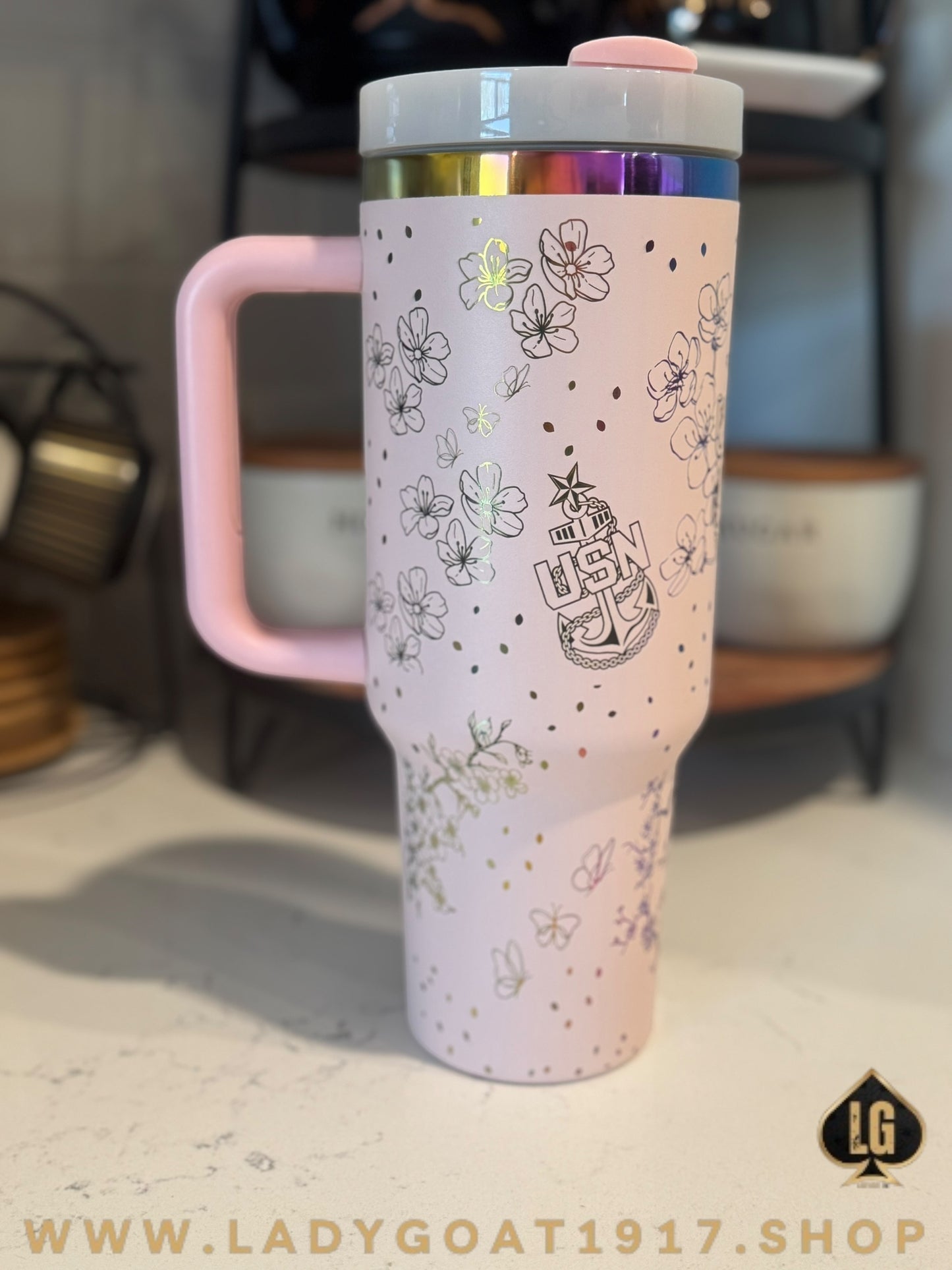 OD Cherry Blossom Tumbler 40oz Tumbler Limited CPO