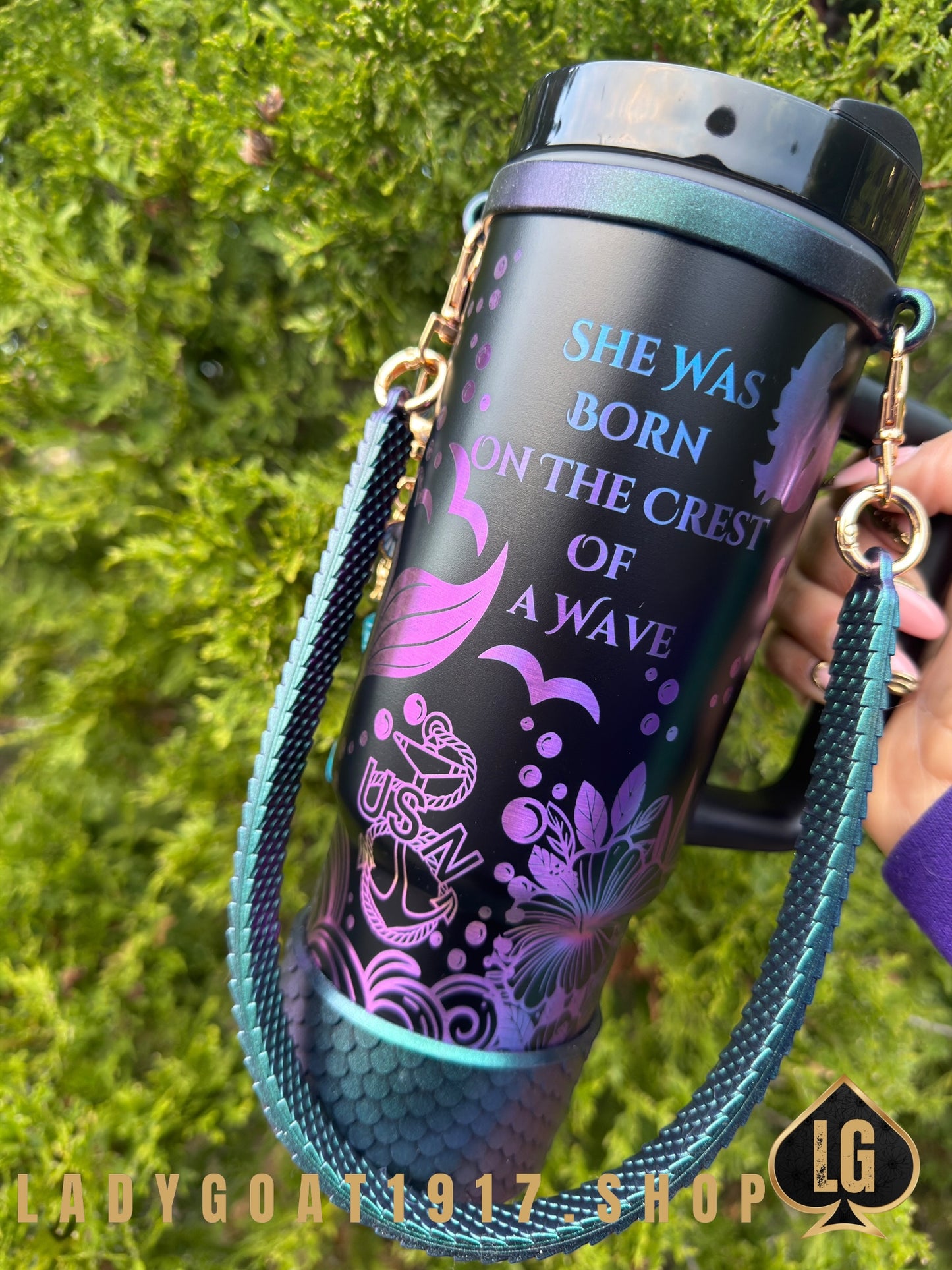 Crest of Wave Black OD Tumbler Limited w/Accesories