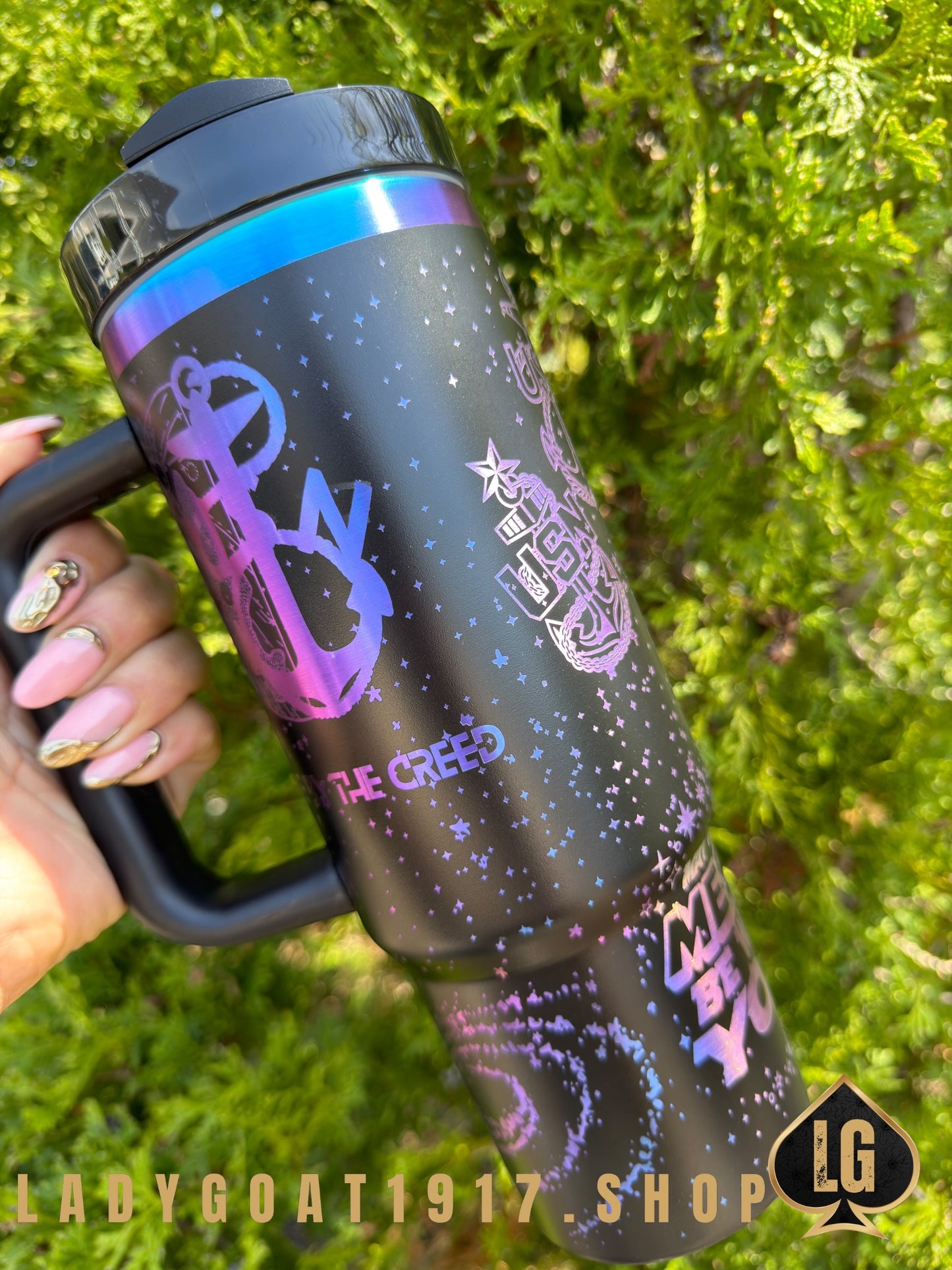 Live by the creed Black OD Tumbler 30 oz