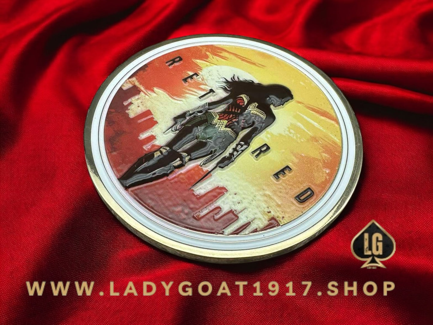 WW Retired Challenge Coin 25”