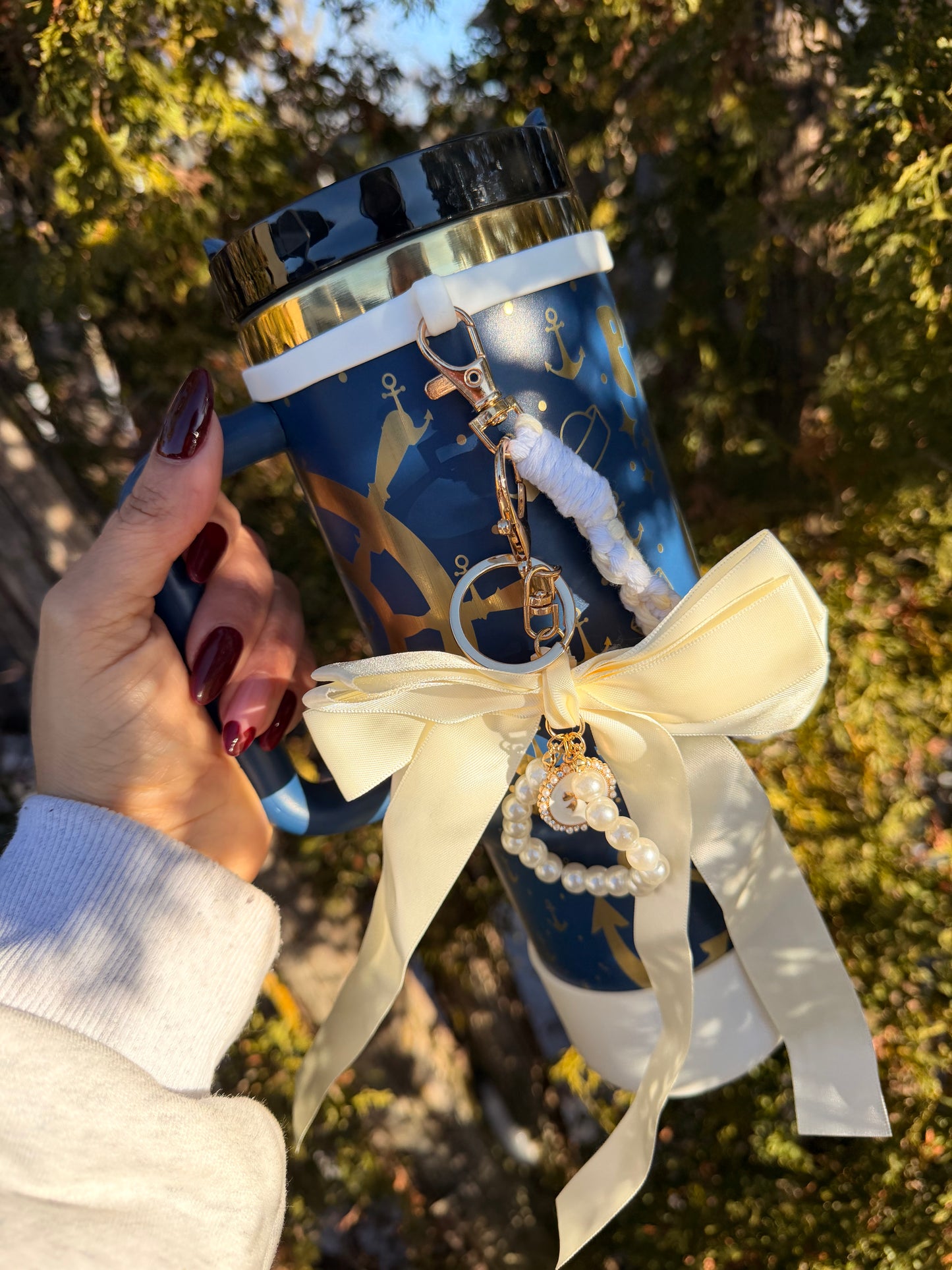 Sailor Mom 40 oz Tumbler W/ Accessories