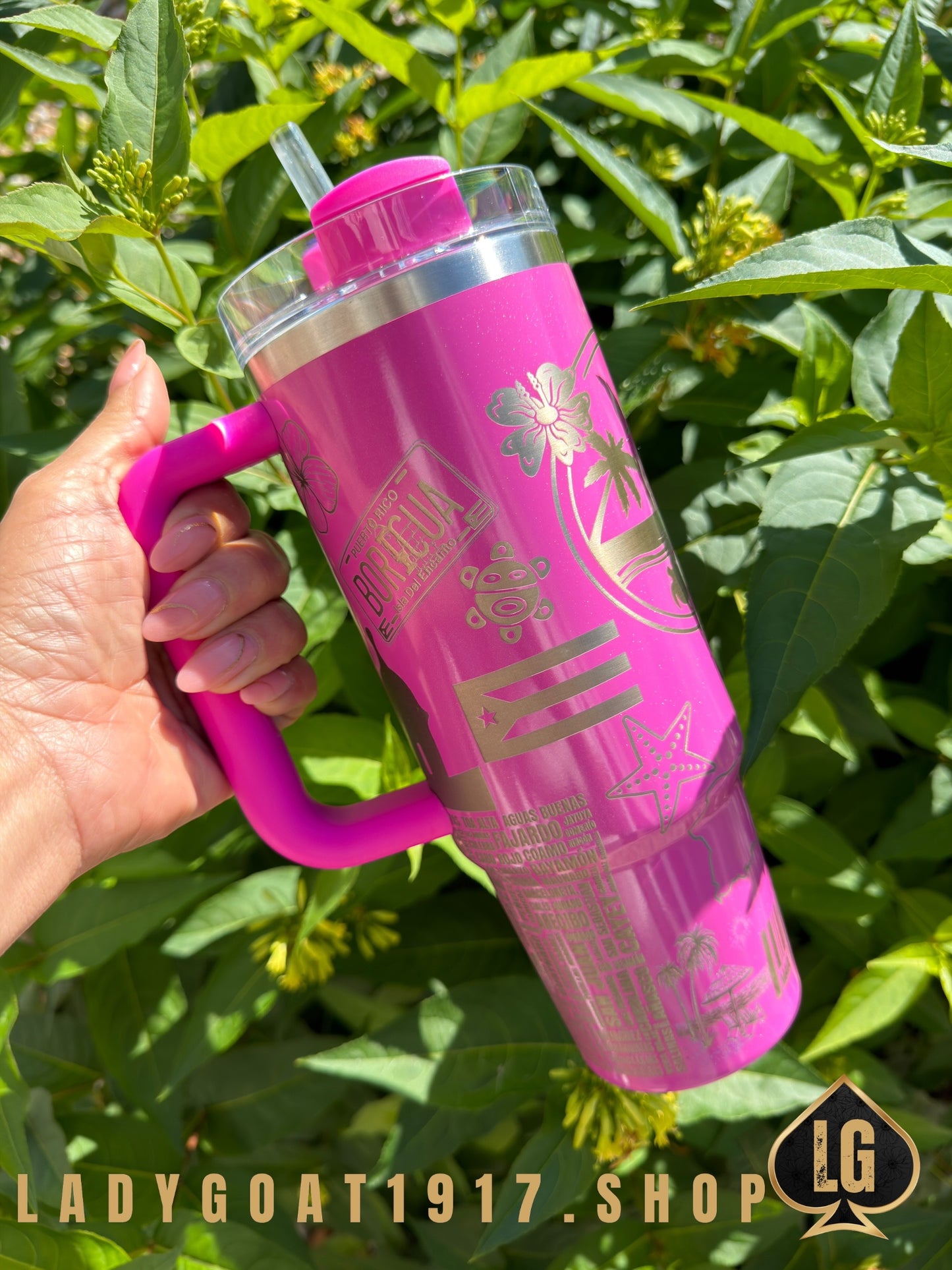 STANLEY Playero 🇵🇷🏝️ 30oz Tumbler Limited HOT PINK