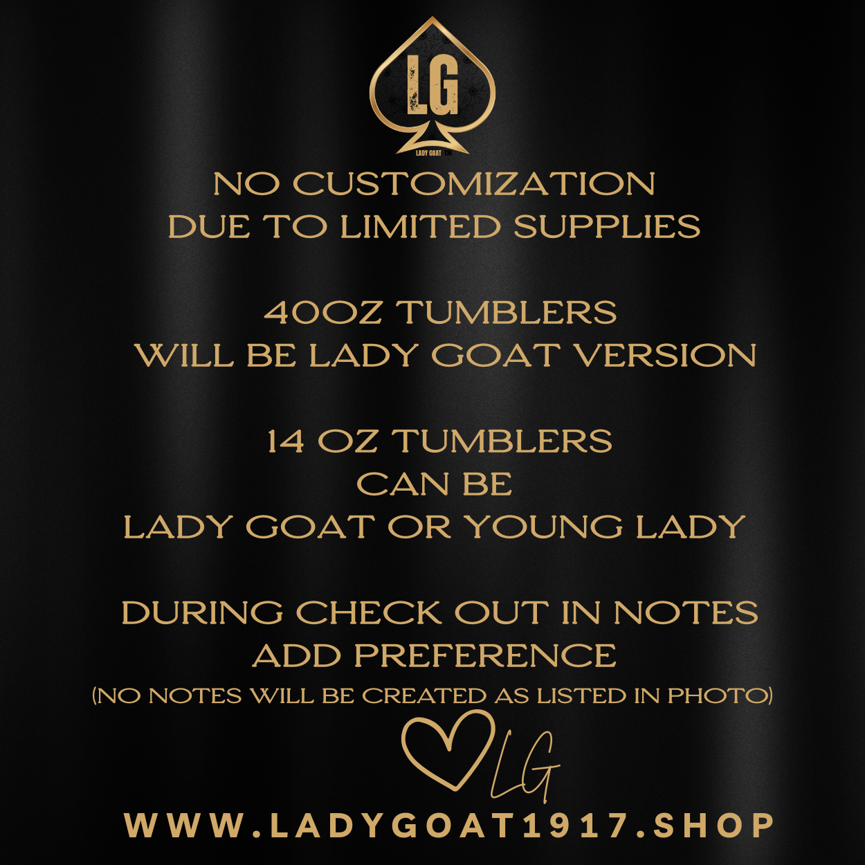 LADYGOATFANCY 14oz Tumbler Limited