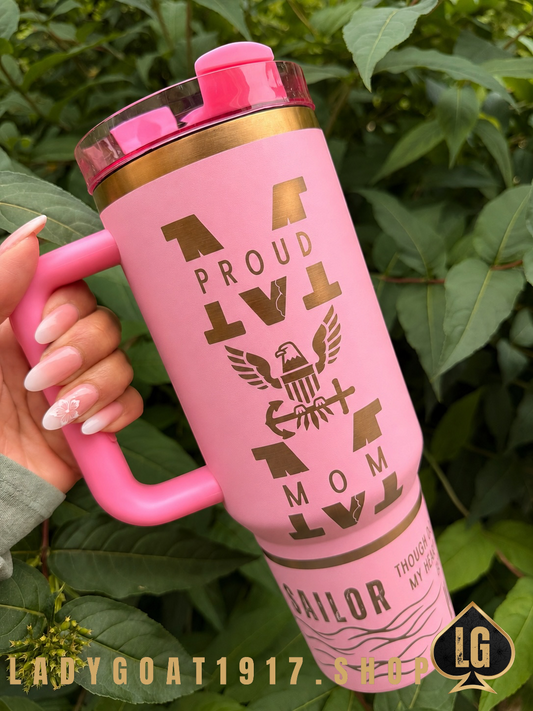 Sailor Mom Creed 40 oz Tumbler P!NK