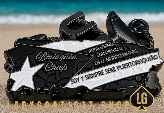 Fortaleza 🖤🤍 PR Goat Challenge Coin 26’ PRE-SALE