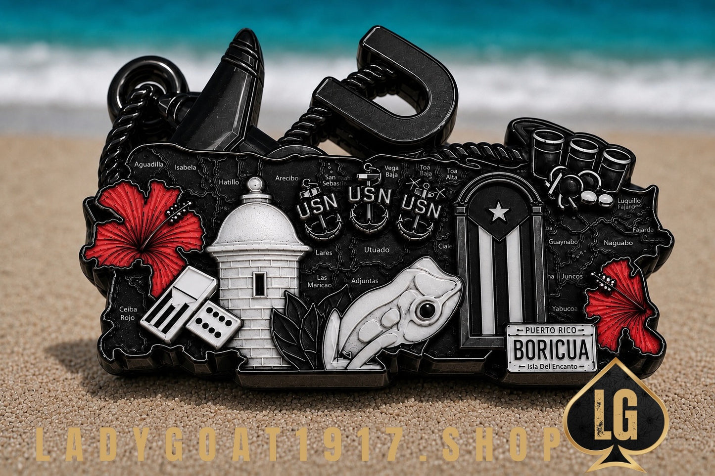 Fortaleza 🖤🤍 PR Goat Challenge Coin 26’ SHIPS AUG 15