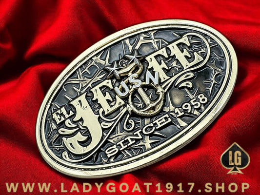 Jefe MCPO Belt Buckle  25"