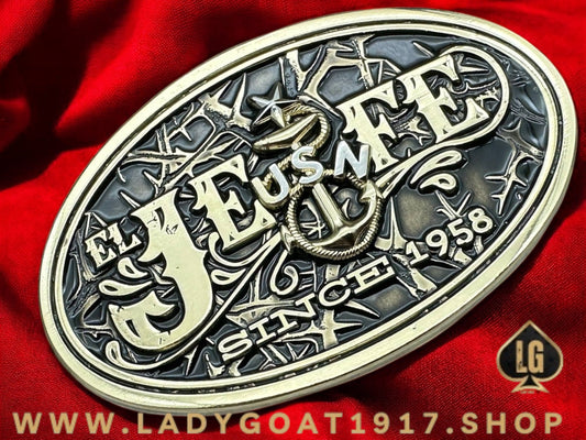 Jefe SCPO Belt Buckle  25"