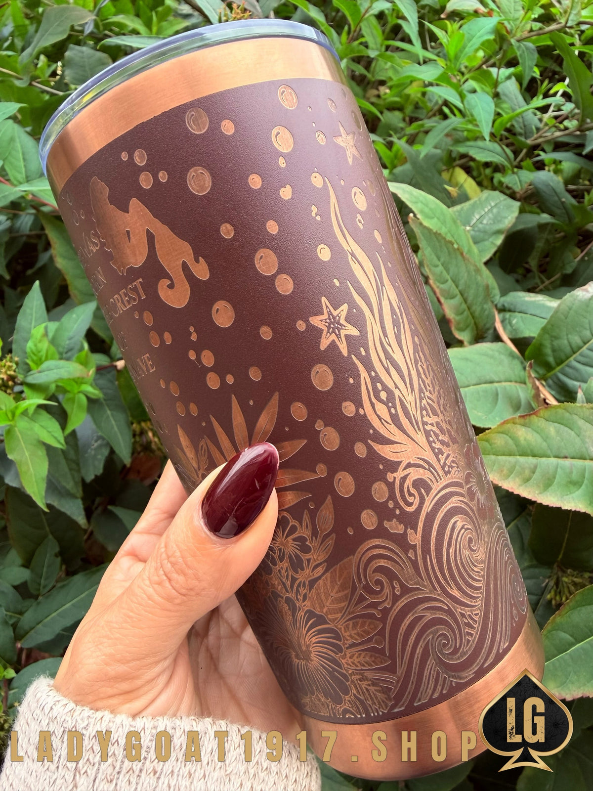 Crest of a Wave Brown 20oz Tumbler