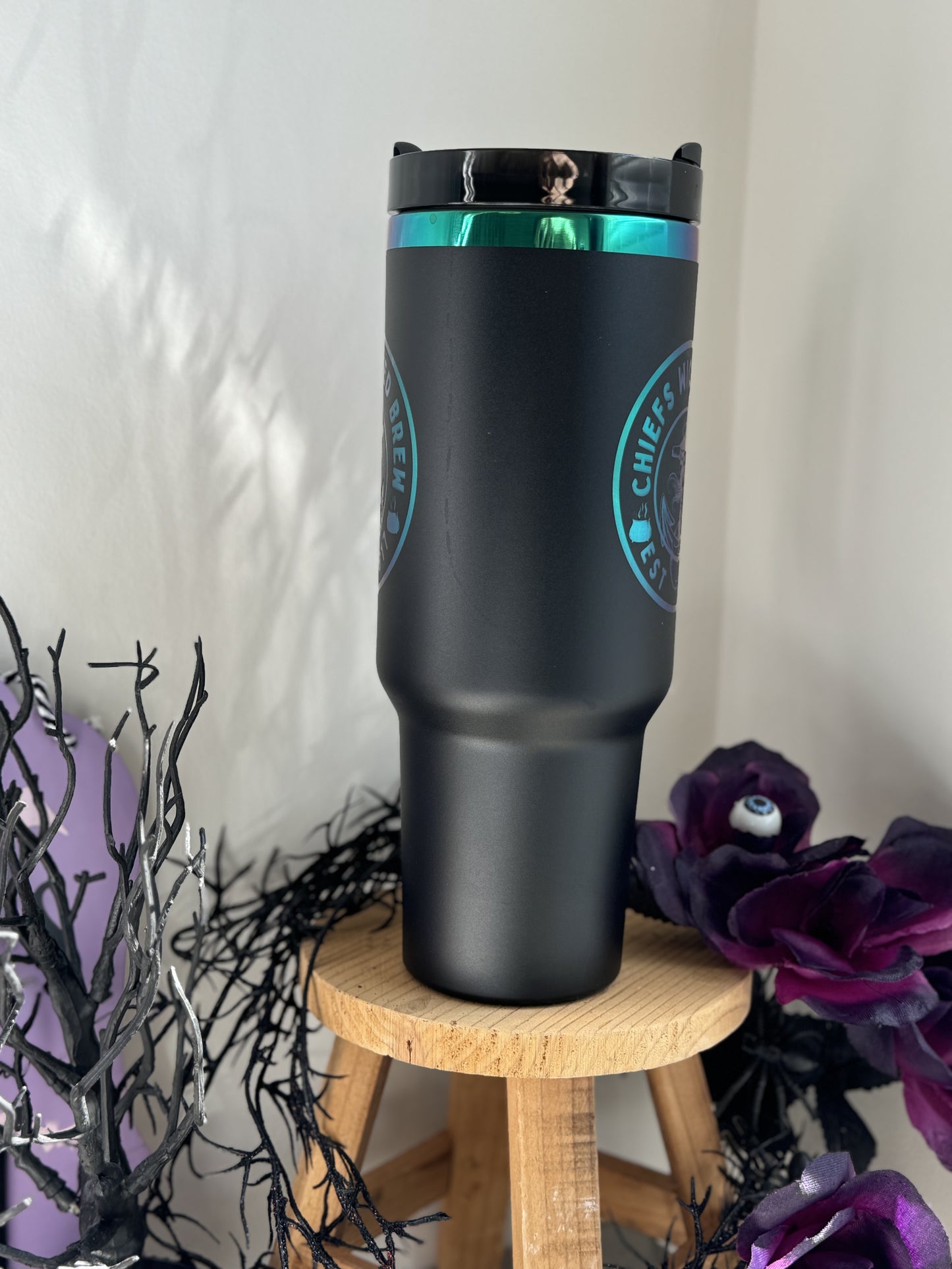 Engraved Wicked Chiief 40 oz Tumbler Limited