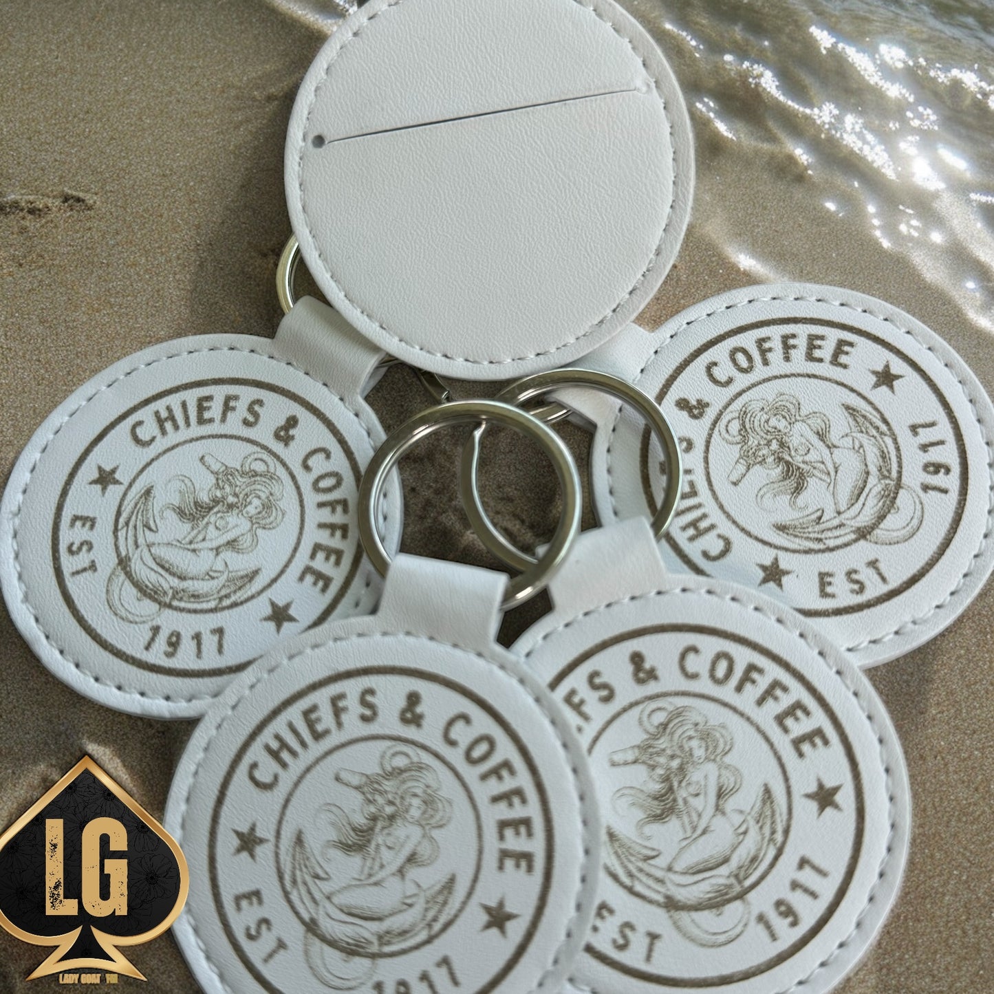 Chiefs and Coffee Keychain